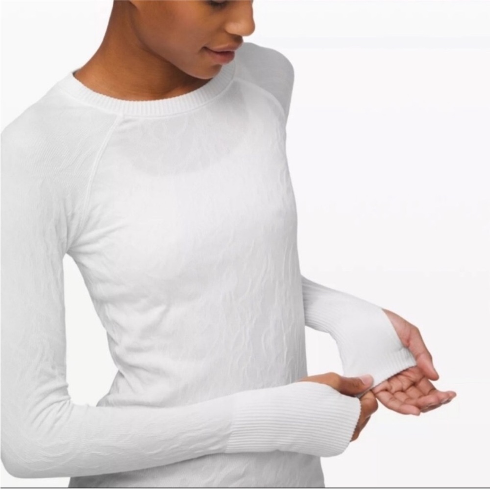 Lululemon Rest Less Textured Long Sleeve Pullover 4